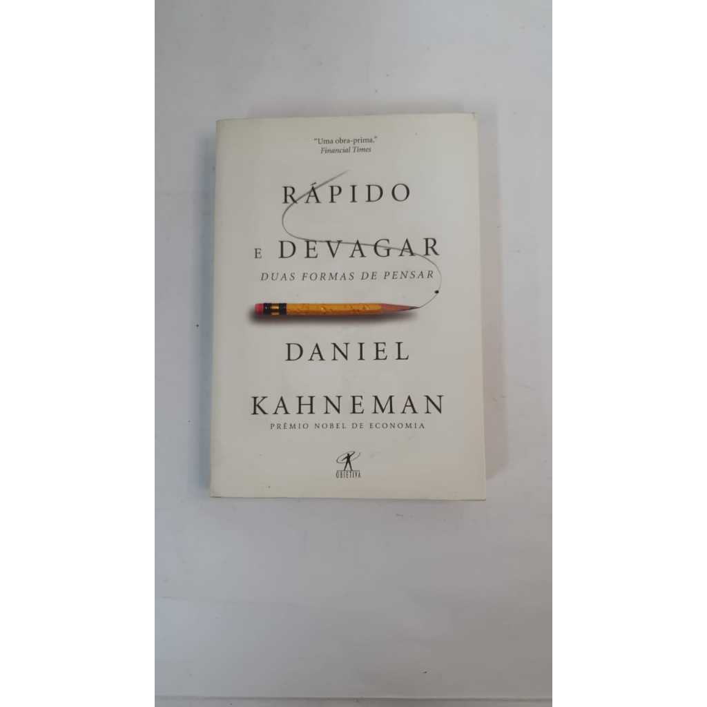 Livro Rápido e Devagar Duas Formas de Pensar Daniel Kahneman Editor ...