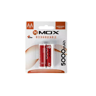 Pilha Mox - Aa 5000mah Recarregável Mob2aa50 - 2 Unidades