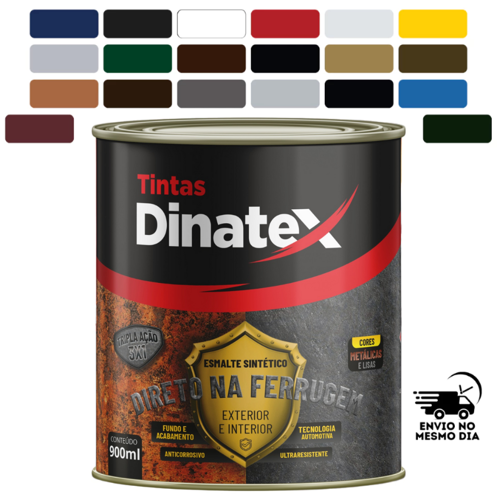 Tinta Para Portão Enferrujado Ferro Esmalte Sintético Direto na ...