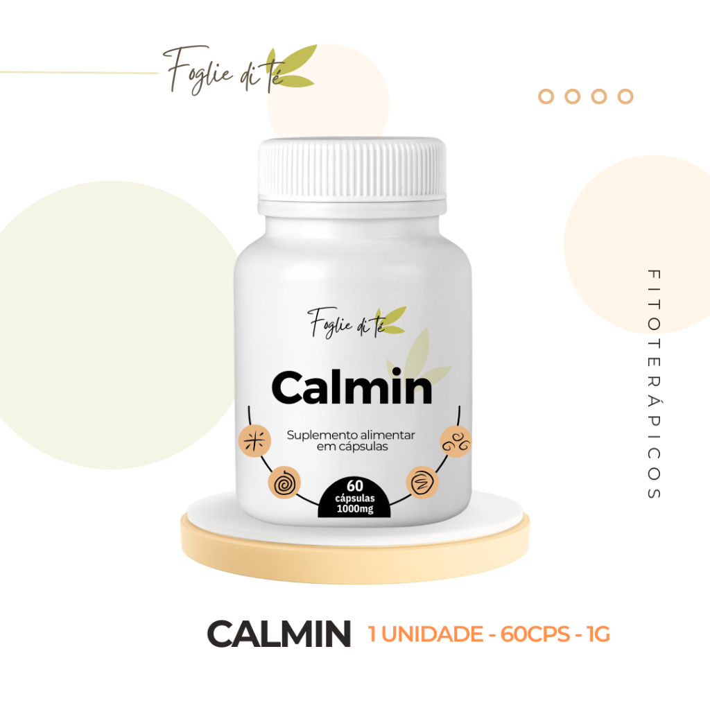 Calmin - Cha Natural - Composto Stress - 60cps - Foglie di Té | Shopee ...