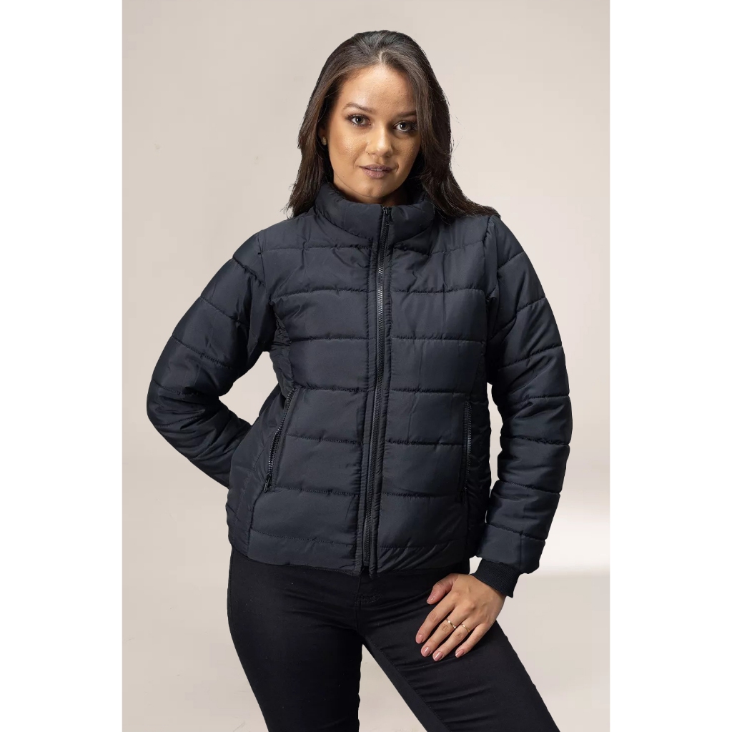 Jaqueta Puffer Feminina Bobojaco Inverno Acolchoado