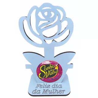 30 UNIDADES DE PORTA BOMBOM ROSA LEMBRANCINHA DIA DA MULHER VAI EM MDF BRANCO LAMINADO PERSONALIZADO em Oferta na Shopee