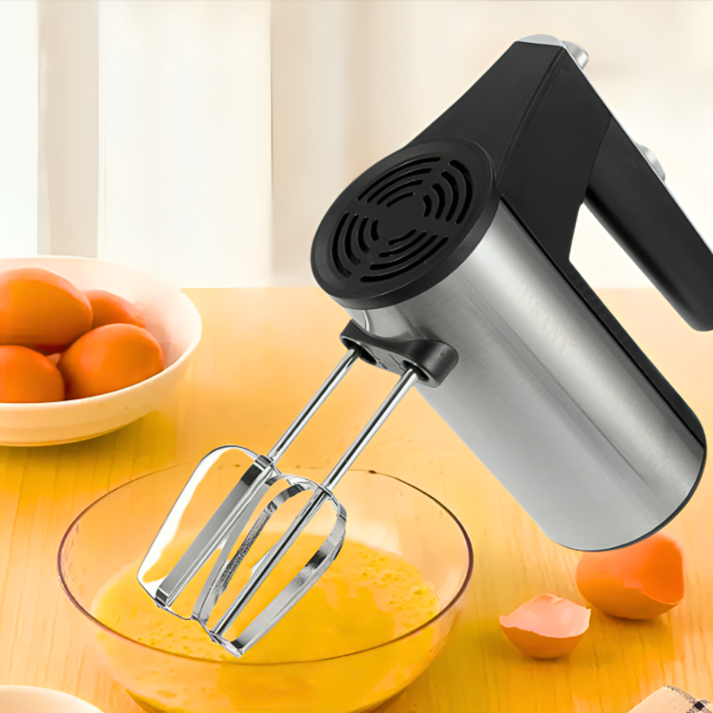 Batedeira De Mão 110v Portátil Elétrica Inox Uso Doméstico Planetária ...