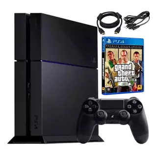 Console PS4 - PlayStation 4 500GB - 1 Jogo + Garantia