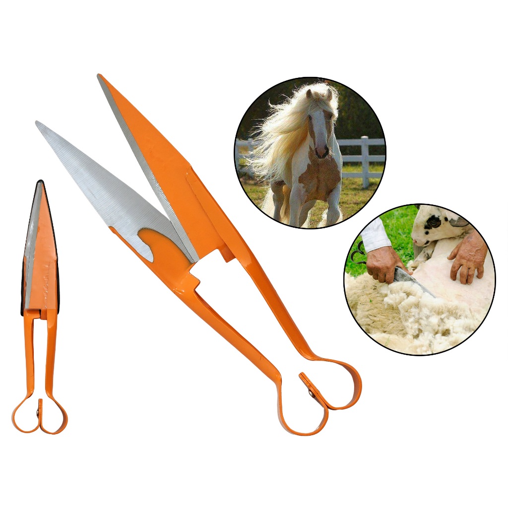 Tesoura Tosquia Lã Ovelha Tosa Crina Cavalo E Poda | Shopee Brasil