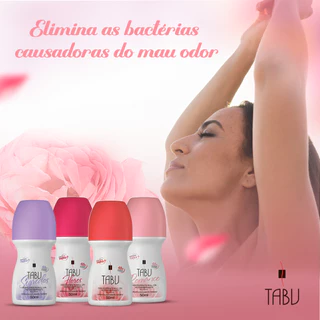 Desodorante Roll-On Antitranspirante Tabu | Tradicional 50Ml