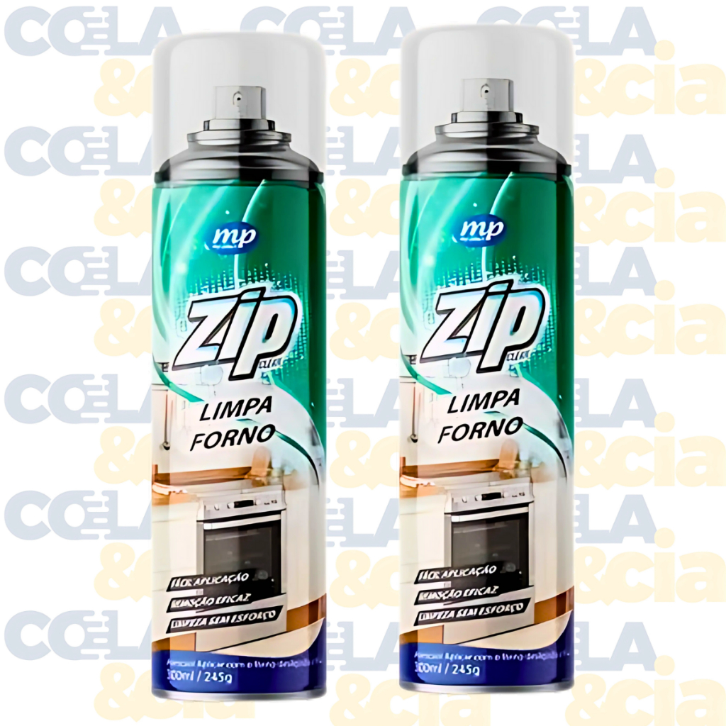 Kit 2 Unidades Limpa Forno Spray Zip Clean 300ml – My Place, Removedor ...