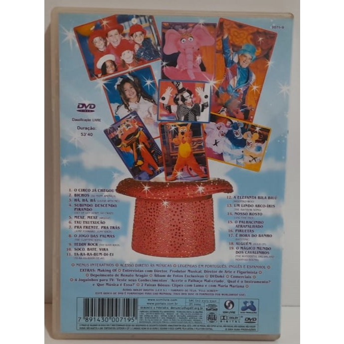 DVD Original Infantil - Xuxa Só Para Baixinhos 5 - Circo - Som