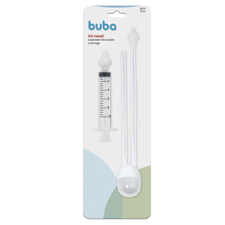 Aspirador Nasal de Sucção + Seringa com Ponta em Silicone Buba em Oferta na Shopee