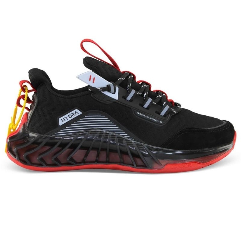 Tênis Rekoba Hydra Preto e Vermelho | Shopee Brasil