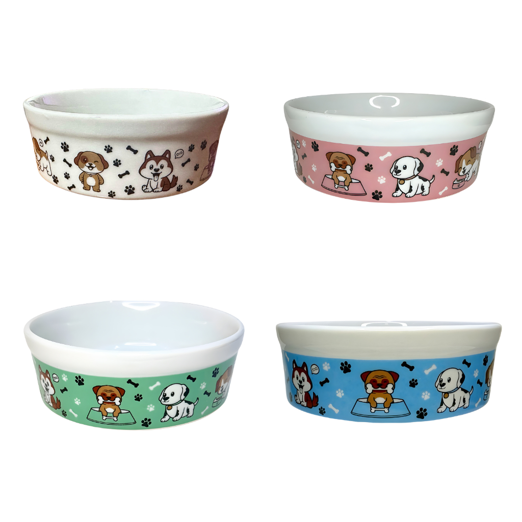 kit 2 Uni Comedouros/Bebedouro de porcelana 600 ML Primeira Linha Exclusivo