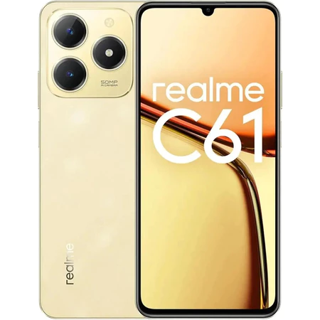 Celular Realme C61 256GB 8GB RAM Tela 6.74” Dual SIM 4G Novo e Lacrado!