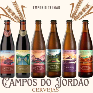 Cerveja Artesanal Campos do Jordão p/ Presente c/ 3 Unid. a Tua Escolha