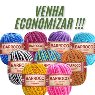 BARROCO MULTICOLOR Nº 06 - 200G em Oferta na Shopee