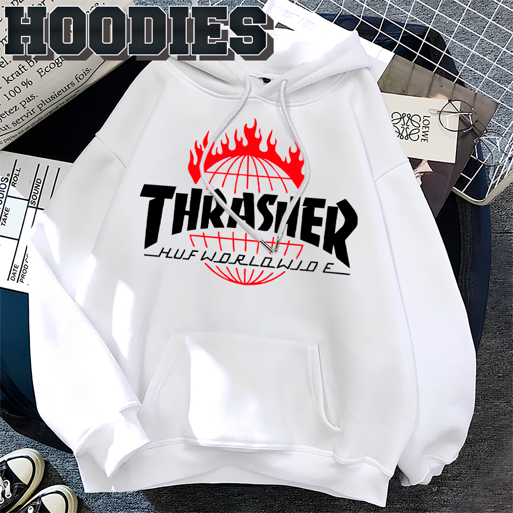 Moletom Canguru Com Capuz Style Fire Street Worlowide Hoodies Unissex