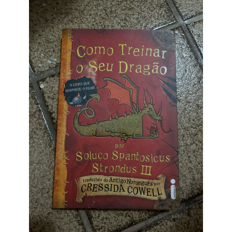 Livro Como treinar o seu dragão - Cressida Cowell | Shopee Brasil