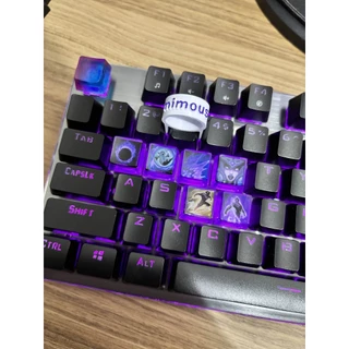 Keycaps LOL - Todos os Campeões League of Legends - Teclas Para Teclado Mecânico - LEIA A DESCRIÇÃO