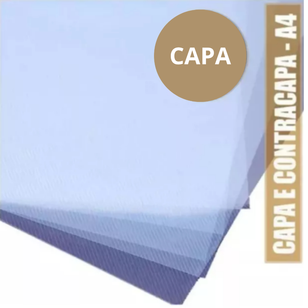 kit capa e contracapa encadernação A4 preta + cristal 100 un | Shopee ...