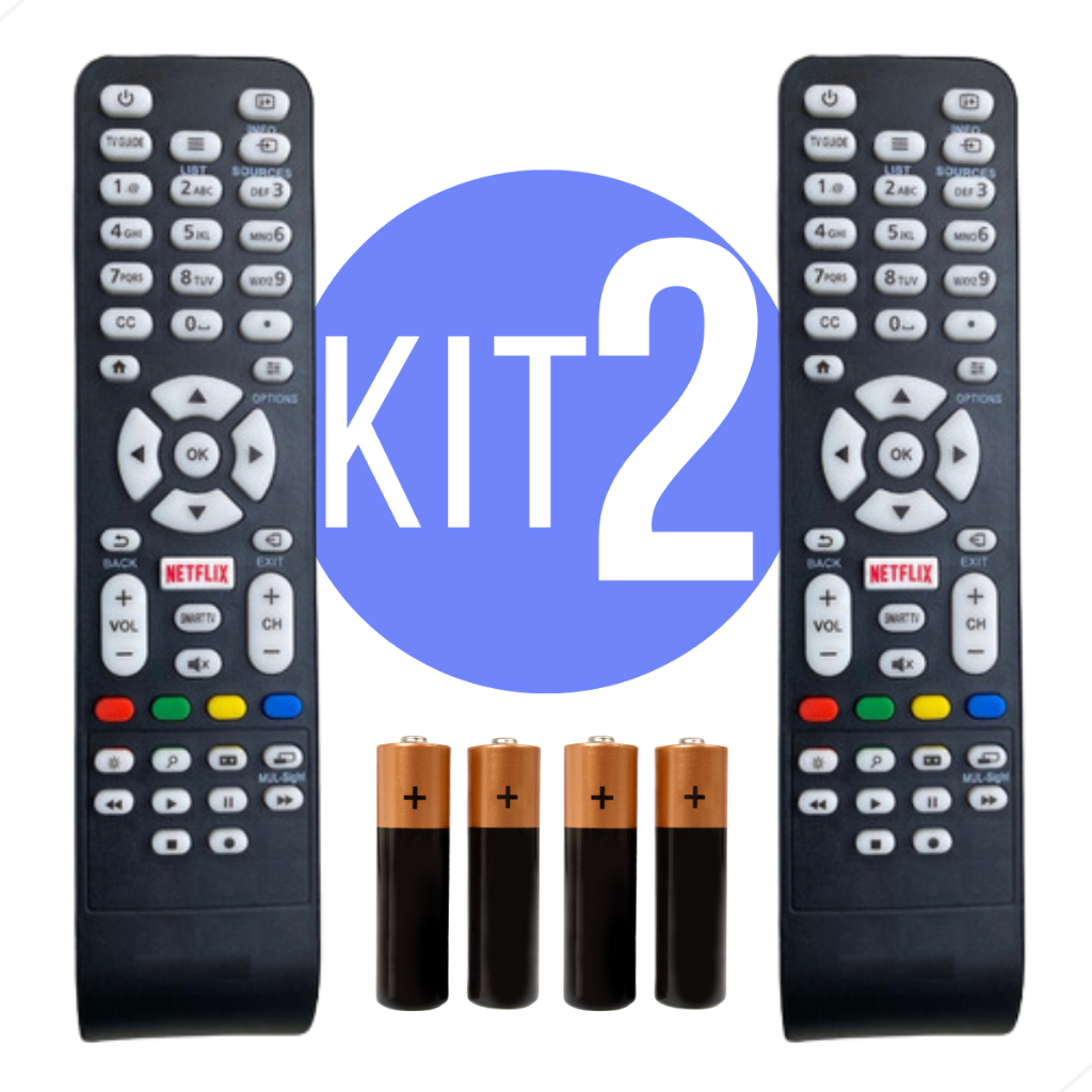 Controle Universal Aoc - Smart - Com Netflix | Shopee Brasil
