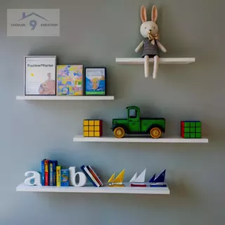 Kit 4 Prateleiras Branca Nicho Multiuso Quarto Sala Banheiro em Oferta na Shopee