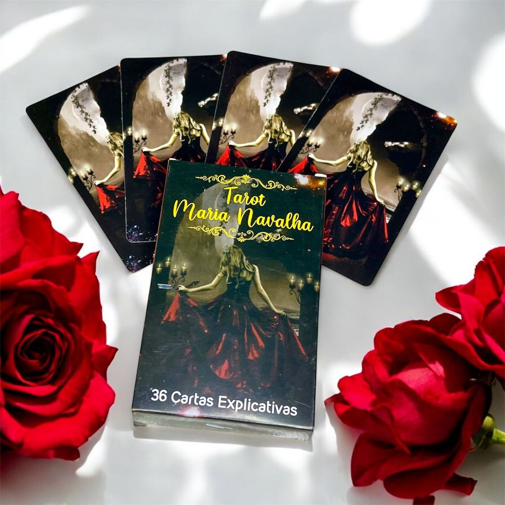 Baralho Da Pomba Gira Maria Navalha Tarot Shopee Brasil