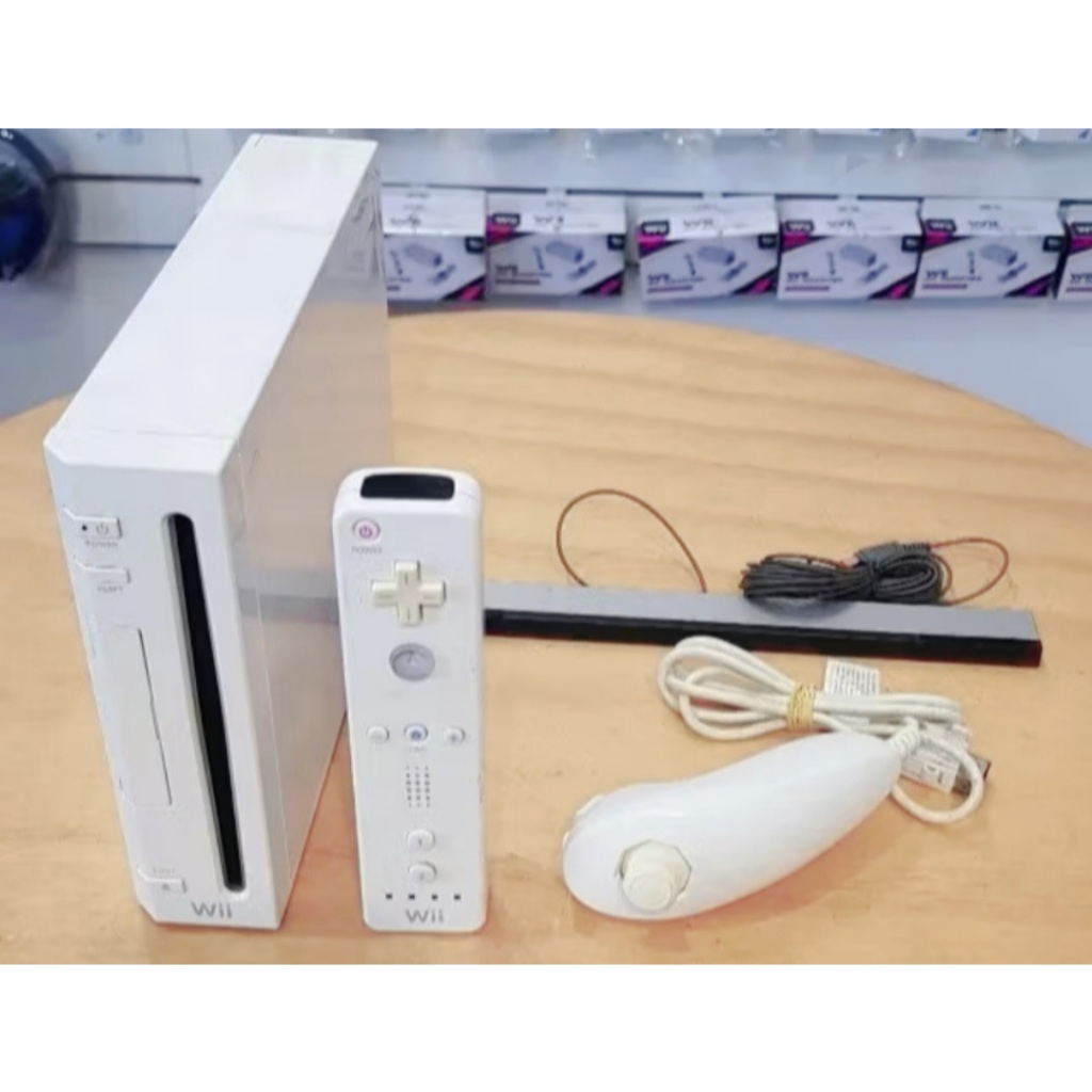 Nintendo wii com hd de 500 gbs lotado de jogos wii e gamecube