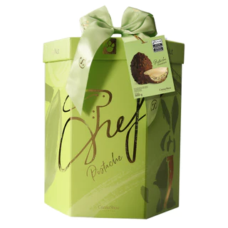 Ovo de Páscoa do Chef Pistache 600g Chocolate Cacau Show