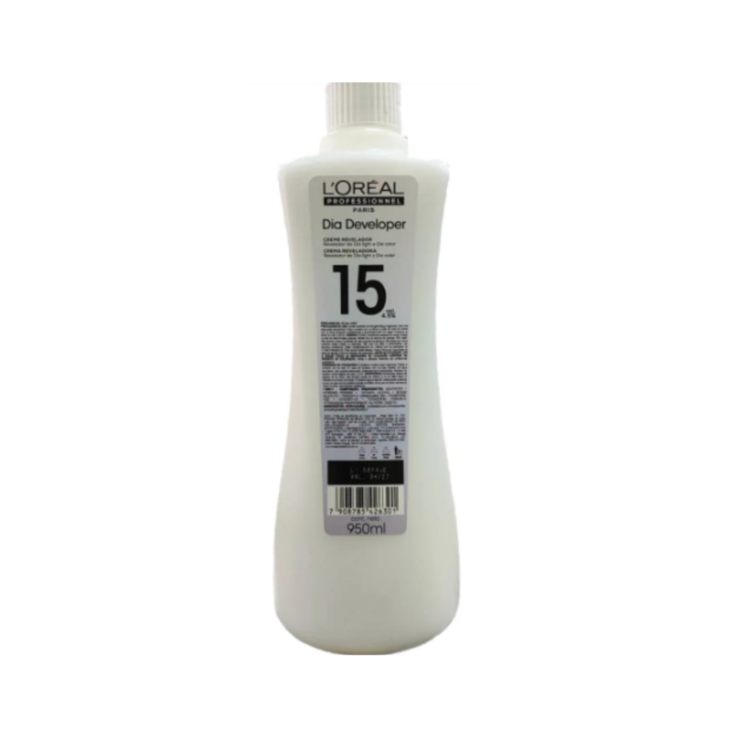 Dia Developer Emulsao Reveladora Loreal 15 Volumes 950ml | Shopee Brasil