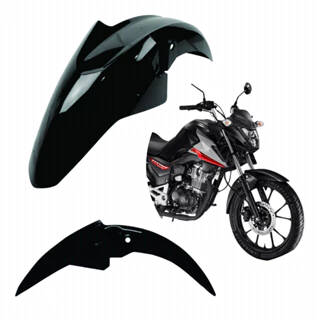 Paralama Preto Titan/Fan/Start 150/160 2014 a 2023 em Oferta na Shopee