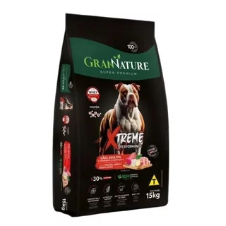 Ração Gran Nature Adulto Xtreme Super Premium 15kg Alta Performance Whey Bcaa Batata Doce