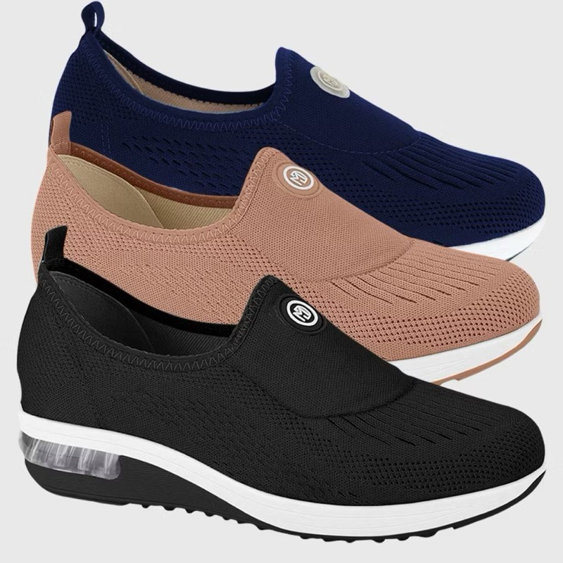 Tênis Feminino Modare Conforto Ortopédico Joanete Esporão Fascite Plantar  Amortecedor Original