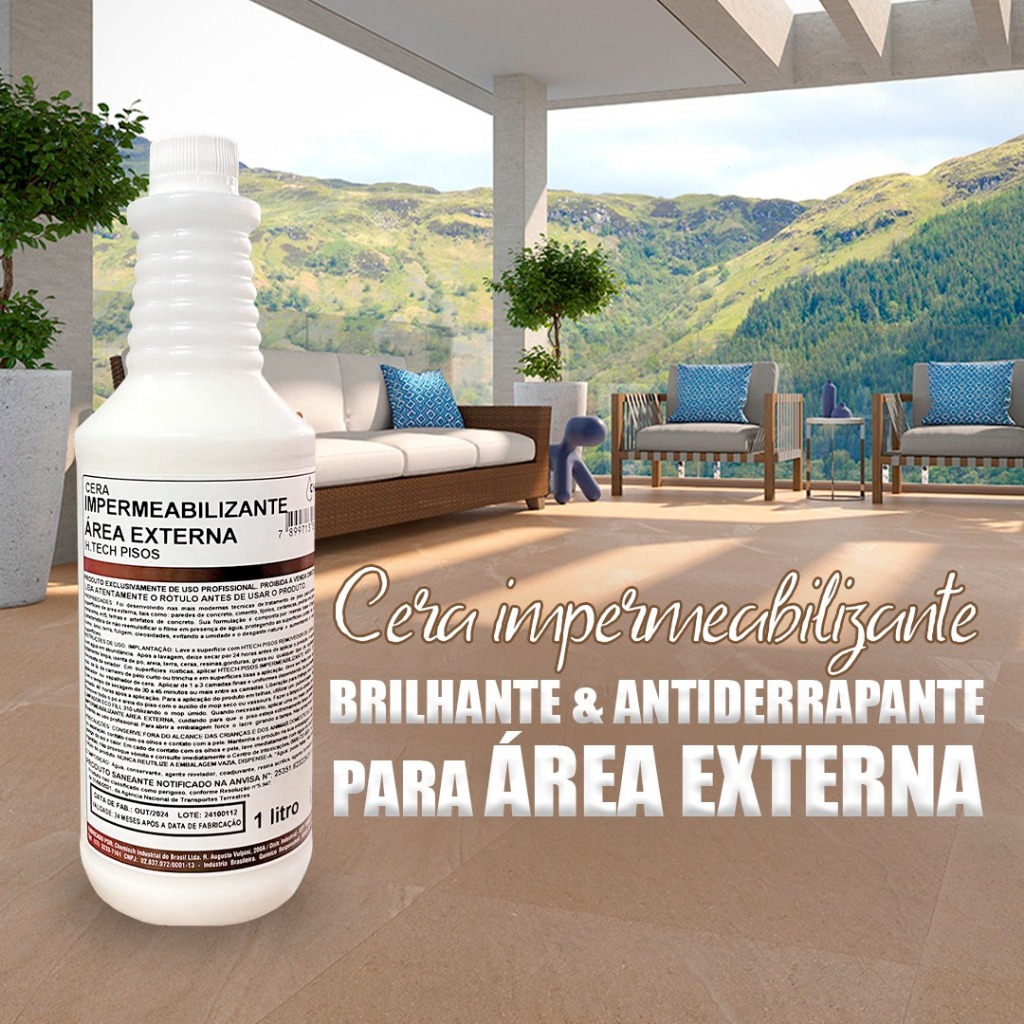 Impermeabilizante Area Externa 1L Cera Antiderrapante Pronto Uso ...