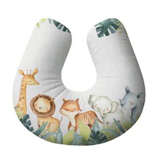 Almofada Amamentação para Amamentar Travesseiro com Zíper -  Animais - Safari em Oferta na Shopee