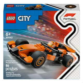Lego City F1 Driver com Auto McLaren - 60442 em Oferta na Shopee