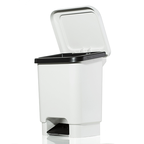 Lixeira 100 Litros com Pedal Cesto Resistente Reforçada Multiuso Banheiro Cozinha Decoração Casa