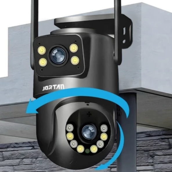 Kit Câmera De Segurança a Prova de água Lente Dupla APP ICSEE IP66 Camera IP WiFi 360