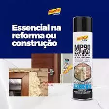 Espuma Expansiva de Poliuretano (300ml ou 500ml) - Mundial Prime
