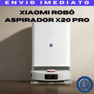 Robô Aspirador Xiaomi X20 Pro - 7000Pa, Navegação LDS, Base com Coleta de Poeira e Secagem Rápida