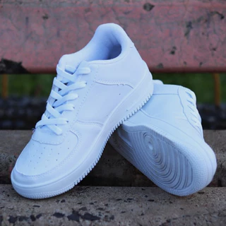 QUEIMA DE ESTOQUE Tenis Unissex Branco Preto Casual Plataforma Academia Liso Ominin