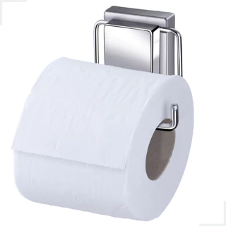 Suporte Porta Papel Higiênico Papeleira Banheiro Lavabo Fixação Ventosa Cromado Arthi em Oferta na Shopee