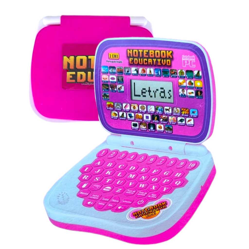 Laptop Infantil Educativo Bilingue Inglês Português Notebook | Shopee ...