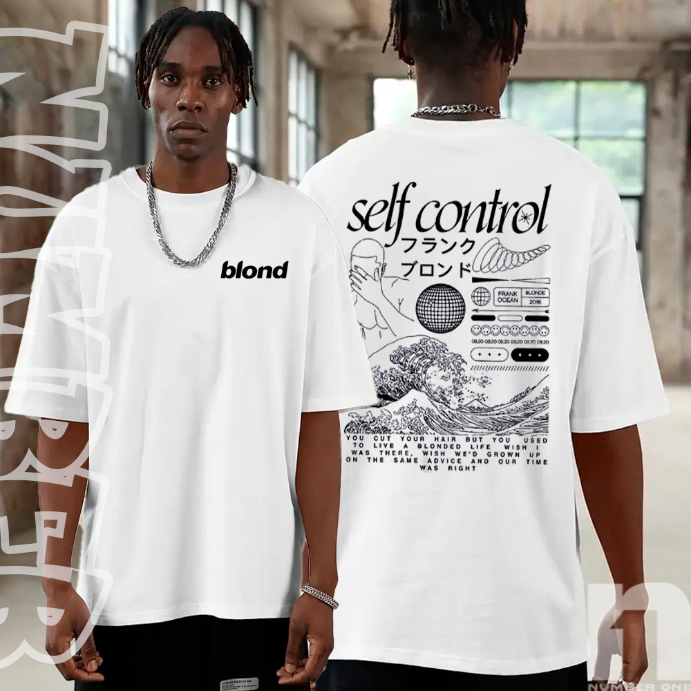 Camiseta Basica e OVERSIZED Frank Ocean Self Control Blonde Vaporwave ...