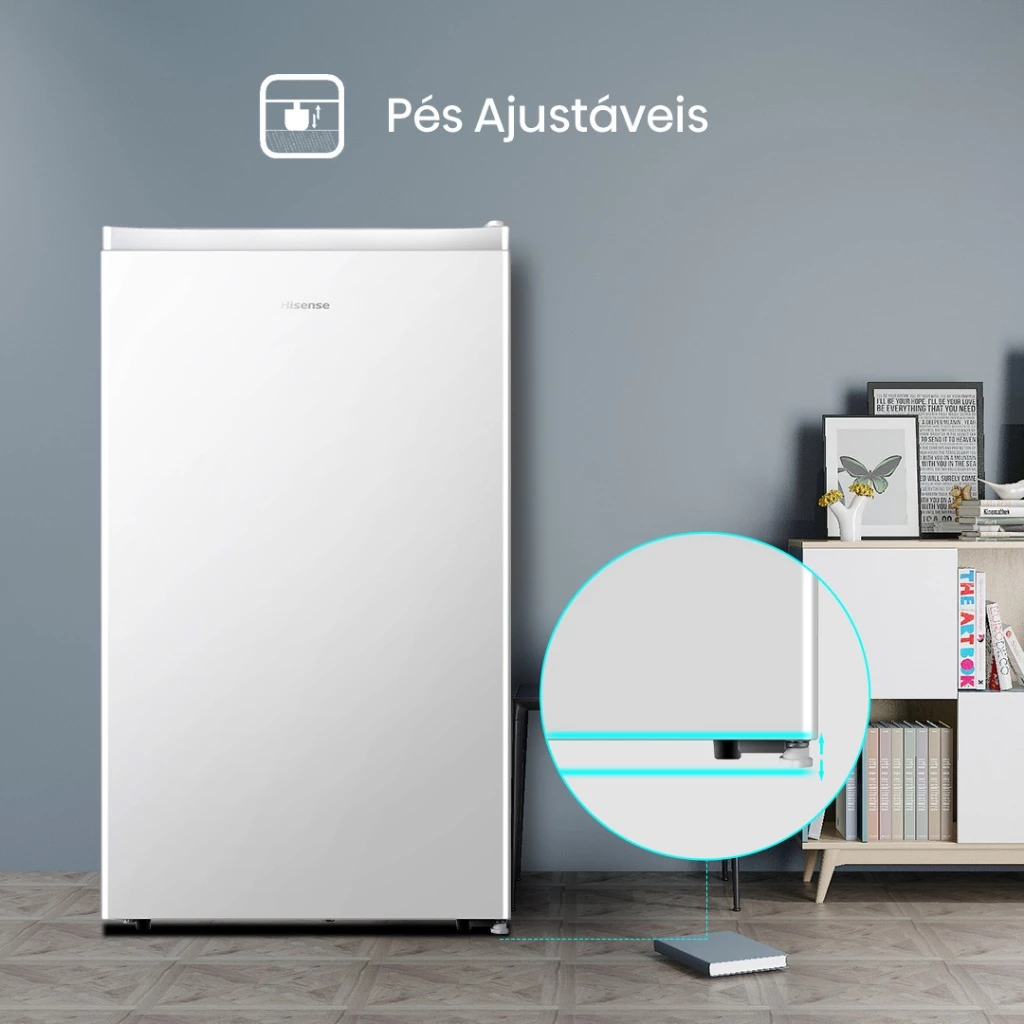 Frigobar Hisense 115 Litros Porta Reversível Branco 1 Porta 220V