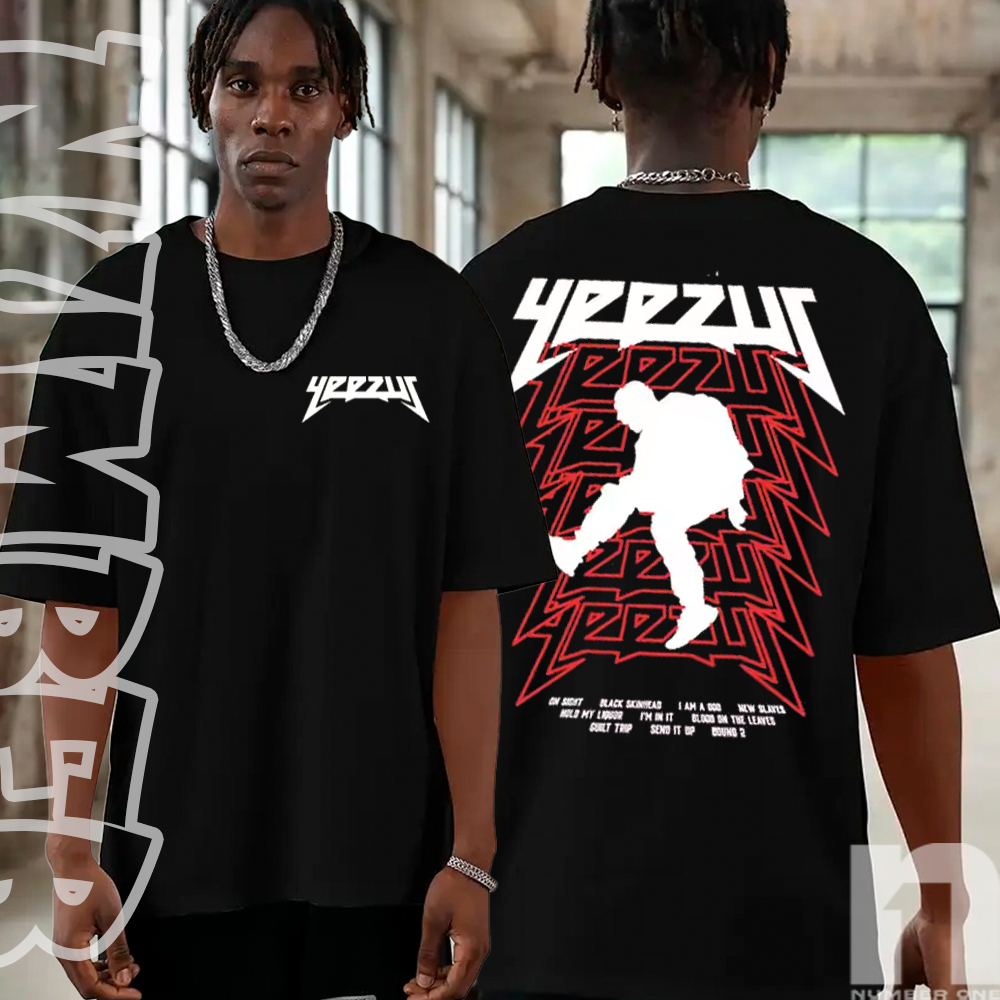 Camiseta Basica e OVERSIZED Yeezus Kanye West Ye Album Graphic Tee