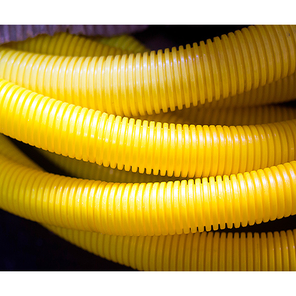 Conduite Corrugado Amarelo 3/4 100 Metros Linha Reforçada PEAD Alta ...