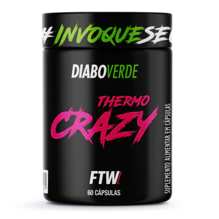 Thermo Crazy Pote 60 Cáps - Diabo Verde - FTW