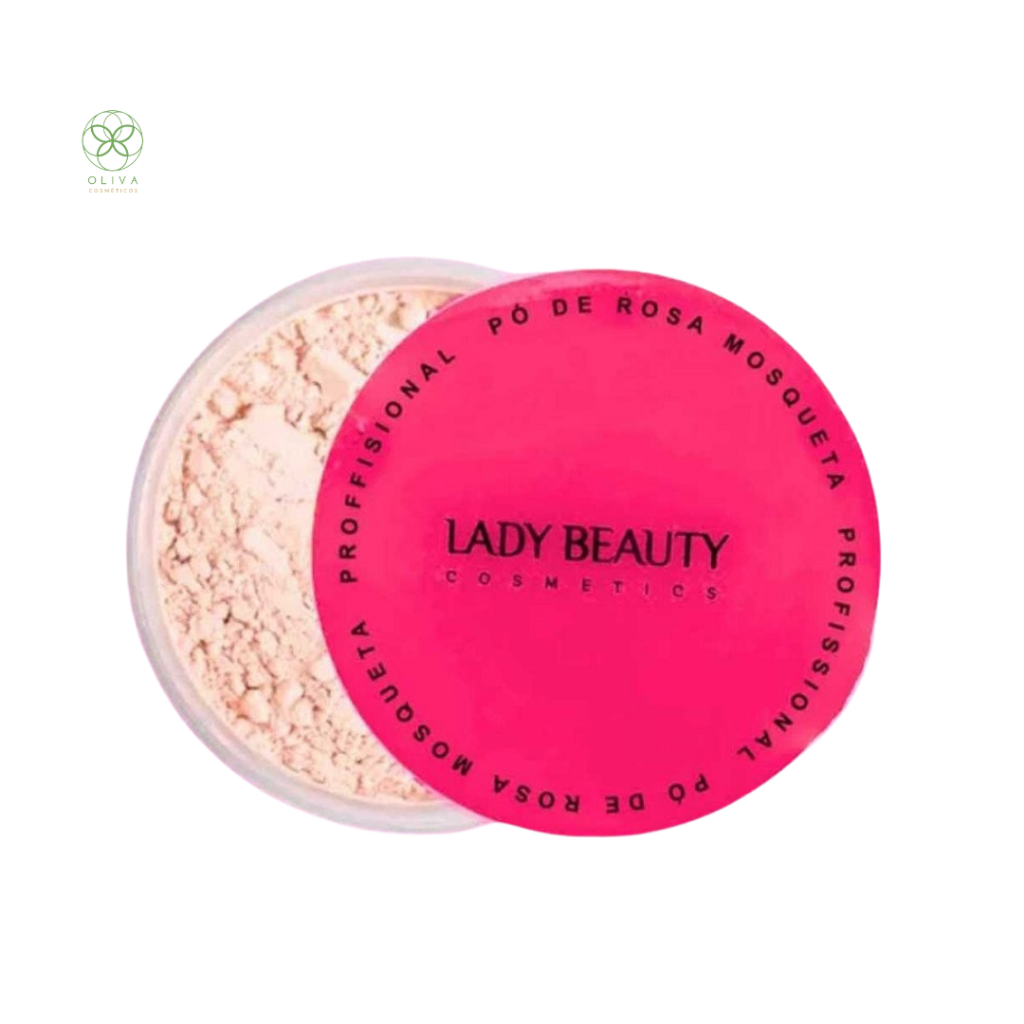 Pó rosa mosqueta- Lady beauty | Shopee Brasil