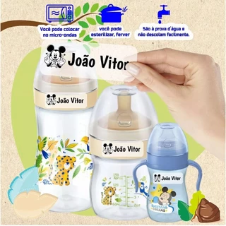 Etiqueta Escolar Personalizada Transparente