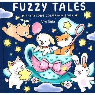 Desenhos para colorir Fuzzy Tales - 46 FOLHAS SOLTAS em Oferta na Shopee