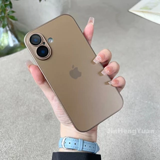 Capa Case Capinha De Vidro Premium Para iPhone 16 16 Pro e 16 Pro Max